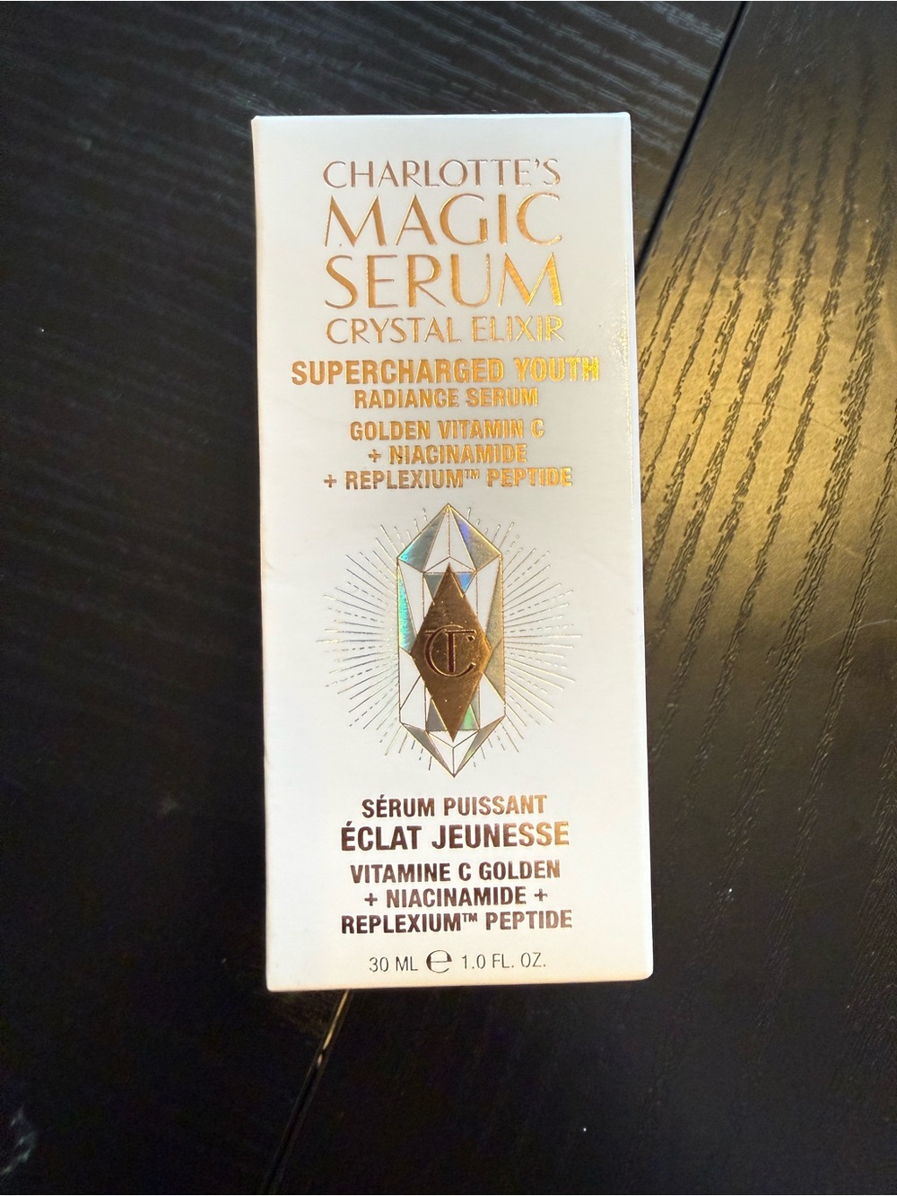 Charlotte Tilbury Magic Serum Crystal Elixir — White & Gold Packaging